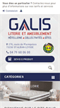 Mobile Screenshot of galis-literie.com